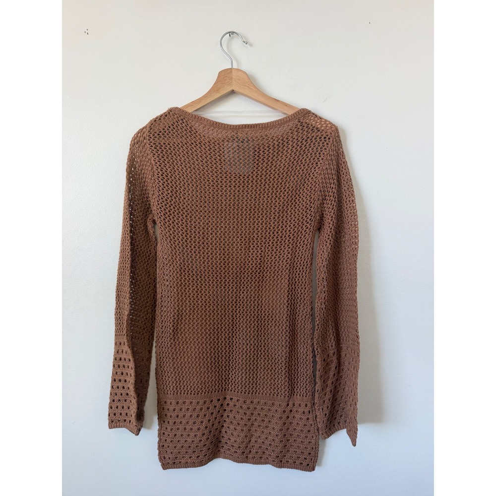 Target Women's Crochet Bell Sleeve Swim Cover Up  Shade & Shore Brown Size XS - Picture 5 of 5
